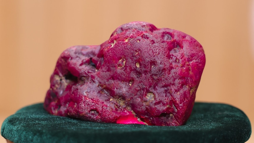 Massive ruby found in Myanmar, where gem mining has links to junta