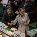Australia news live: Victorian premier says Angus Taylor’s budget reply out of Trump playbook; Hanson’s Senate speech cut short